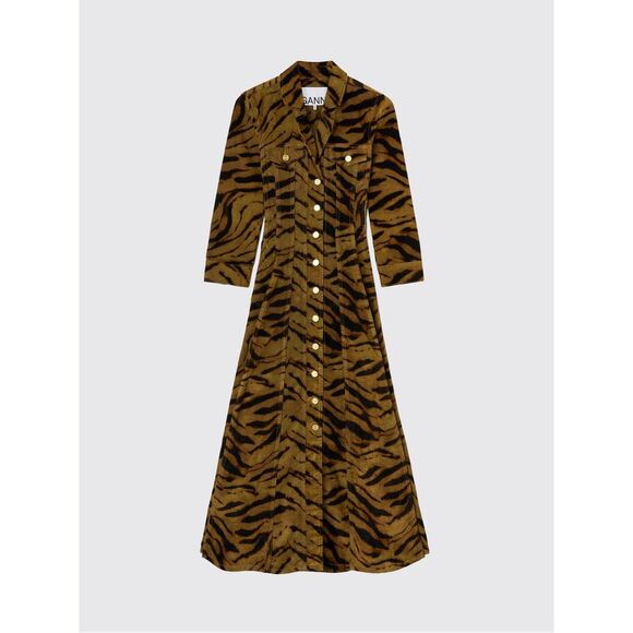 Ganni Dress Woman Multicolor - Picture 2 of 2